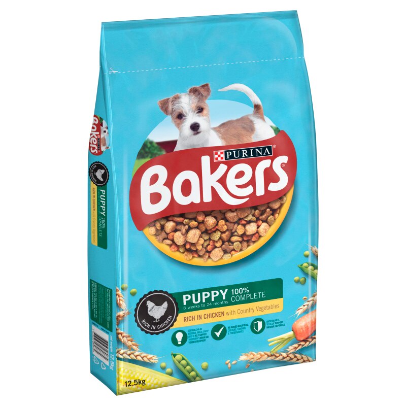 Bakers Complete Puppy Chicken Dog Food 12.5kg